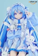 Оригинальная аниме фигурка &laquo;Character Vocal Series 01 Hatsune Miku Snow Miku: Yukiiro Pop Ver. 1/7 Complete Figure&raquo;