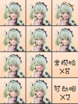 Оригинальная аниме фигурка &laquo;Demonic Sound Hoshikawa Neco 1/12 Complete Model Action Figure Green Hair Ver.&raquo;