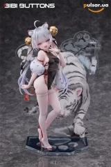 Оригінальна аніме фігурка &laquo;Tiger's Roar Stirs the Wind White Tiger Illustrated by Riko 1/6 Complete Figure Regular Edition&raquo;