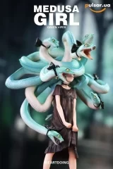 Оригинальная аниме фигурка &laquo;Medusa Girl Green Viper Illustrated by Yoshioka Complete Figure&raquo;