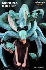 Оригинальная аниме фигурка &laquo;Medusa Girl Green Viper Illustrated by Yoshioka Complete Figure&raquo;