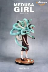 Оригинальная аниме фигурка &laquo;Medusa Girl Green Viper Illustrated by Yoshioka Complete Figure&raquo;
