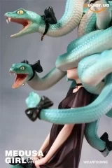 Оригинальная аниме фигурка &laquo;Medusa Girl Green Viper Illustrated by Yoshioka Complete Figure&raquo;