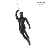 Оригинальная sci-fi фигурка &laquo;MAFEX No.308 MAFEX SPIDER-MAN BLACK & GOLD SUIT&raquo;