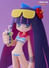 Оригинальная аниме фигурка &laquo;POP UP PARADE BEACH QUEENS New PANTY & STOCKING with GARTERBELT Stocking L size Complete Figure&raquo;
