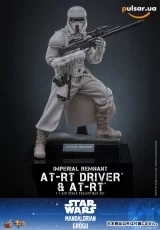 Оригинальная sci-fi фигурка &laquo;Movie Masterpiece "Star Wars / The Mandalorian and Grogu" 1/6 Scale Figure Imperial Remnant AT-RT Driver & AT-RT&raquo;