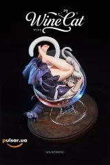 Оригинальная аниме фигурка &laquo;"Cats are Liquid" illustration by Karaage Toufu Silver Moon Complete Figure&raquo;