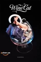 Оригинальная аниме фигурка &laquo;"Cats are Liquid" illustration by Karaage Toufu Silver Moon Complete Figure&raquo;