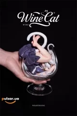 Оригинальная аниме фигурка &laquo;"Cats are Liquid" illustration by Karaage Toufu Silver Moon Complete Figure&raquo;