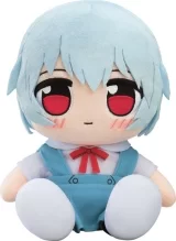 Оригинальная мягкая игрушка «Kuripan Plushie Rebuild of Evangelion Rei Ayanami (School Uniform Ver.)»