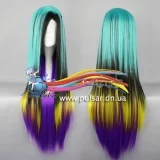 Косплей Парик HARAJUKU lolita mix color long straigh 80cm  (Lolly Style)