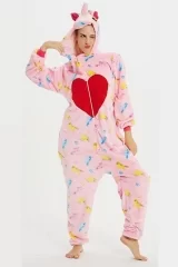 Кигуруми (Пижама в стиле аниме) "HEART PINK UNICORN"