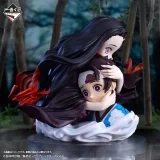 Оригинальная аниме фигурка «ICHIBAN KUJI DEMON SLAYER - THE CONNECTED TRAIL - A PRIZE - KAMADO TANJIRO & KAMADO NEZUKO ARTSCALE MEMORIA»