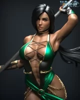 Оригинальная  фигурка «Epic Creations Studio - Mortal Kombat Jade»