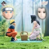 Оригінальна аніме фігурка «ICHIBAN KUJI NARUTO LAND OF WAVES - C PRIZE REVIBLE MOMENT NARUTO UZUMAKI AND HAKU»