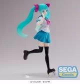 Оригинальная аниме фигурка «"Character Vocal Series 01 Hatsune Miku" Luminasta Hatsune Miku 16th Anniversary KEI Ver.»