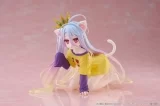 Оригинальная аниме фигурка «"No Game No Life" Desktop Cute Figure Shiro Nekomimi Cat Ear T-shirt Ver.»