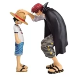 Оригинальная аниме фигурка «ONE PIECE FIGURE - ICHIBAN KUJI EMOTIONAL STORIES - PRIZE A - REVIBLE MOMENT - LUFFY AND SHANKS»
