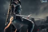 Оригинальная  фигурка «PureArts Studio - The Witcher 3: Wild Hunt Geralt vs Eredin 1/6 Scale Diorama»
