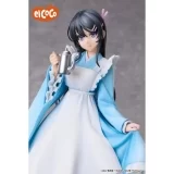 Оригинальная аниме фигурка «Rascal Does Not Dream of Bunny Girl Senpai Figure - Mai Sakurajima 1/7 Scale Figure Japanese-Style Maid Version»