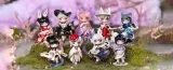 Игрушка-сюрприз с коллекционной фигуркой «Robotime Rolife Suri Peach Blossom Nine Elves Series»