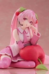Оригинальная аниме фигурка «"Character Vocal Series 01 Hatsune Miku" Sakura Miku Desktop Cute Figure Cherry Cushion Ver.»
