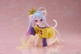 Оригинальная аниме фигурка «"No Game No Life" Desktop Cute Figure Shiro Nekomimi Cat Ear T-shirt Ver.»