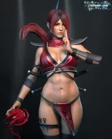 Оригинальная  фигурка «Epic Creations Studio - Mortal Kombat Skarlet»