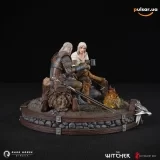 Оригинальная sci-fi фигурка &laquo;The Witcher: Geralt and Ciri Fireside Premium Statue&raquo;