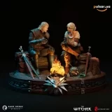 Оригинальная sci-fi фигурка &laquo;The Witcher: Geralt and Ciri Fireside Premium Statue&raquo;