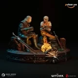 Оригинальная sci-fi фигурка &laquo;The Witcher: Geralt and Ciri Fireside Premium Statue&raquo;