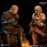 Оригинальная sci-fi фигурка &laquo;The Witcher: Geralt and Ciri Fireside Premium Statue&raquo;