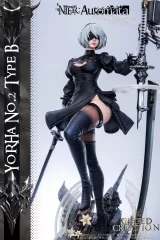Оригинальная аниме фигурка «Gifted Creation Studio - NieR:Automata 2B & Eve Outfit Change Time»
