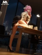Оригинальная аниме фигурка «New Age Studio - Honkai Impact Elysia Colleague»