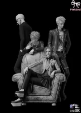 Оригинальная аниме фигурка «Pinksoul Studio - Nana Osaki X Yasushi Takagi X Nobuo Terashima X Shinichi Okazaki - NANA»