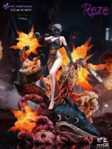 Оригинальная  фигурка «Scorpion Studio - Reze (Bomb Devil) 1/4 Scale Statue Chainsaw Man»