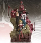 Оригинальная аниме фигурка «Freedom Studio - Death Note Light Yagami & L & Misa Amane»