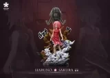 Оригинальная аниме фигурка «SAKURA Studio - Naruto Light Statue Resonance Series 12th Series Haruno Sakura 13th Series Inuzuka Kiba»