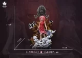 Оригинальная аниме фигурка «SAKURA Studio - Naruto Light Statue Resonance Series 12th Series Haruno Sakura 13th Series Inuzuka Kiba»