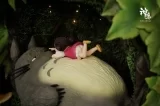 Оригинальная аниме фигурка «Shen Yin Studio - My Neighbor Totoro Silhouette Moment Series Resting in the Tree Hole»