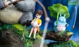 Оригинальная аниме фигурка «Wu Yu Studio - My Neighbor Totoro Memories Series 01 Totoro by the Lotus Pond»