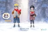Оригинальная аниме фигурка «Ming Bao Studio - Naruto Childhood Naruto & Hinata»