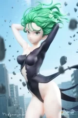 Оригинальная аниме фигурка «HeRa Studio - One Punch Man Tatsumaki The Tornado of Terror 1/4 GK Statue»