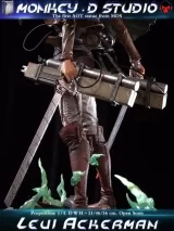 Оригинальная аниме фигурка «Monkey.D Studio - Attack On Titan Captain Levi»