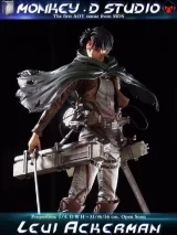 Оригинальная аниме фигурка «Monkey.D Studio - Attack On Titan Captain Levi»