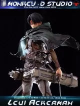 Оригинальная аниме фигурка «Monkey.D Studio - Attack On Titan Captain Levi»