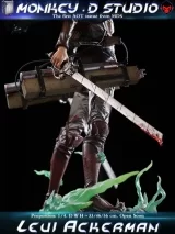 Оригинальная аниме фигурка «Monkey.D Studio - Attack On Titan Captain Levi»