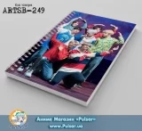 Скетчбук (sketchbook) на пружині 80 аркушів BTS tape 12