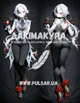 Дакімакура (подушка для обіймів)  150 см «Арлекіно | Геншин Імпакт» модель 6