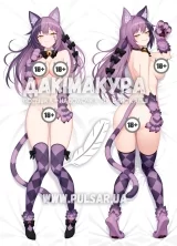 Дакимакура для взрослых150 см «Чеширская кошка, Monster Girls Encyclopeia 18+» модель 1